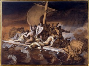 Das Floß der Medusa (Studie) von Theodore Gericault