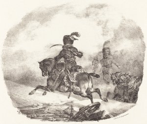 Leichter Artillerieoffizier der kaiserlichen Garde (Officier d