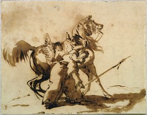 Mamluk steigt ab von Theodore Gericault