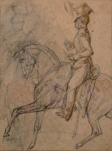 Offizier der polnischen Lanzenreiter von Theodore Gericault