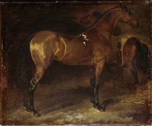 Spanisches Pferd von Theodore Gericault