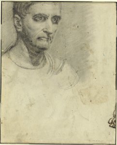 Studie eines Mannes (verso)