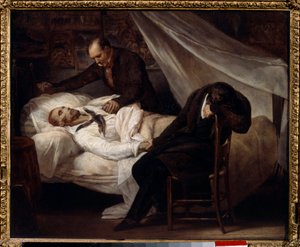 Der Tod des Malers Theodore Gericault (1791-1824) am 26. Januar von Theodore Gericault
