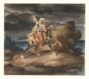 Der Giaour (Eine türkische Geschichte) um 1822-23 von Theodore Gericault