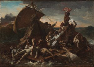 Das Floß der Medusa (Vierte Skizze) von Theodore Gericault