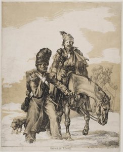 Der Rückzug aus Russland, ca. 1818
