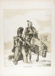 Die Rückkehr aus Russland von Theodore Gericault
