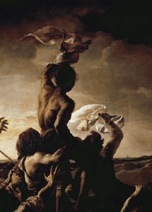 Das Floß der Medusa (Detail) von Theodore Gericault