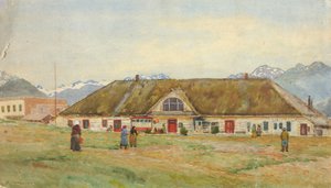 Alte russische Handelsstation, Sitka, ca. 1880-1914 von Theodore J. Richardson