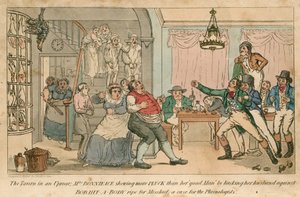 Der Tumult in der Taverne von Theodore Lane