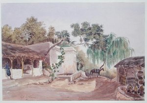 Ein Café in Algier, um 1835 von Theodore Leblanc