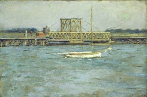 Zugbrücke - Long Branch R. R. von Theodore Robinson