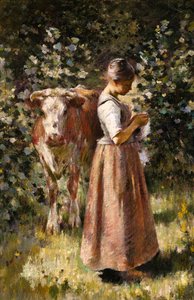 Die Kuhhirtin, ca. 1888