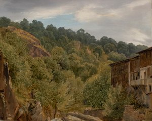 Landschaft in der Auvergne von Theodore Rousseau