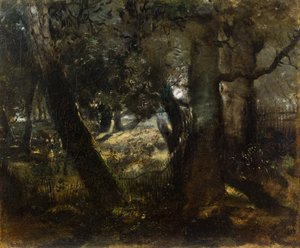 Fasanerie im Wald von Compiègne von Theodore Rousseau