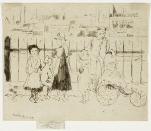 Ereignisse über den Geländern, Chelsea Embankment