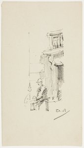Figur und Türöffnung von Theodore Roussel