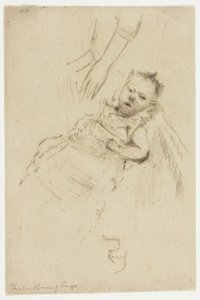 Porträt von Margery Chambers, zehn Wochen alt von Theodore Roussel