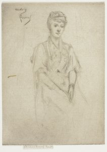 Porträt von Mrs. Cyprian Williams in Kostüm von Theodore Roussel