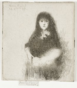 Porträt eines kleinen spanischen Mädchens von Theodore Roussel