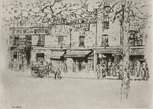 Die Straße, Chelsea Embankment von Theodore Roussel