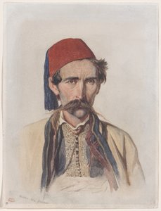 Schnurrbärtiger Slawe in Belgrad