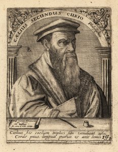Celio Secondo Curione, italienischer Humanist von Theodore de Bry