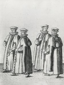 Lebensmittelhändler im Trauerzug von Sir Philip Sidney auf dem Weg zur St. Pauls Kathedrale, 1587