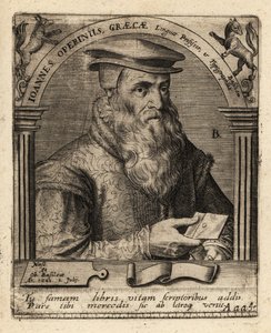 Hans Herbst, Schweizer humanistischer Drucker von Theodore de Bry