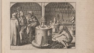 Illustration für Tripvs avrevs, hoc est, Tres tractatvs chymici selectissimi.., 1618 von Theodore de Bry