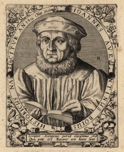 Johannes Aventinus, bayerischer Historiker von Theodore de Bry