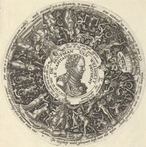 Porträt von Wilhelm I. von Oranien, aus einer Serie von Tazza-Designs von Theodore de Bry