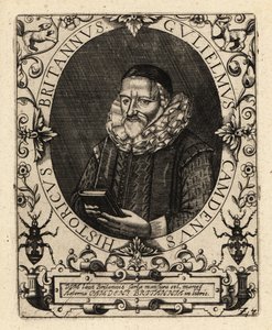 William Camden, englischer Antiquar von Theodore de Bry