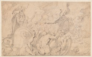 Die Gefährten des Odysseus öffnen den Beutel der Winde