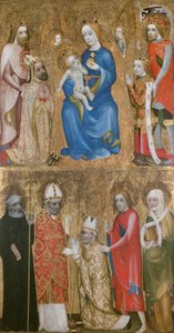Votivbild des Erzbischofs Jan Ocko von Vlasim, ca. 1370 von Theodoric of Prague,
