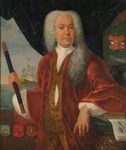 Porträt von Adriaan Valckenier, Generalgouverneur der Niederländischen Ostindien-Kompanie von Theodorus Justinus Rheen