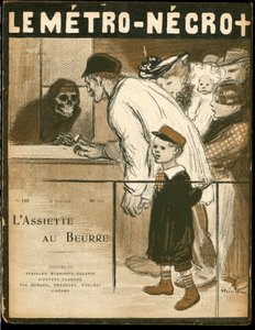 Titelblatt von Die Butterplatte, Nummer 125, Satirisch in Farben