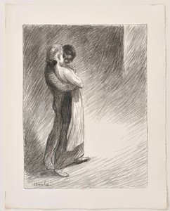 [Vorstadtidylle] von Théophile Alexandre Steinlen