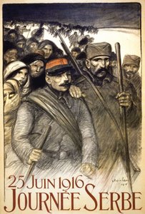 Serbischer Tag, 25. Juni von Théophile Alexandre Steinlen