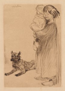 Die große Schwester (La Grande Soeur) von Théophile Alexandre Steinlen