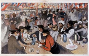 Das Fest des 14. Juli von Steinlen, n.d. ca. 1902