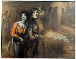 Drei Krümel von Théophile Alexandre Steinlen