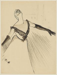 Yvette Guilbert von Théophile Alexandre Steinlen
