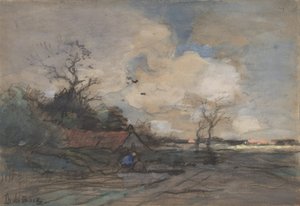 Landschaft mit einem Cottage