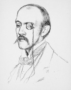 Porträt von Henri de Régnier, ca. 1898 von Théo van Rysselberghe