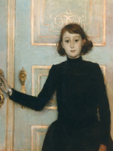 Porträt von Marguerite van Mons, 1886 von Théo van Rysselberghe