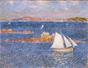 Nahe den Felsen von Per-Kiridec von Théo van Rysselberghe