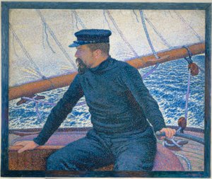 Signac auf seinem Boot