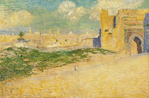 Das Mansur-Tor in Meknes, Marokko von Théo van Rysselberghe