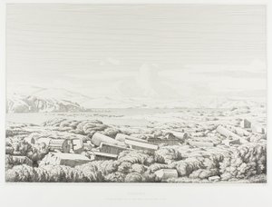 Kykladen: die Portiken von Philipp, Hafen von Dhílos, Rinea (oder Groß-Dhílos) und Tínos von Théodore Caruelle d